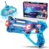 Hip Hop Toy Kids Laser Tag Gun Game with Flying Toy Drone Target, Infrared Lazer Shooting Game for Children with Fun LED Effects, Sounds, and 4 Gun Modes, Best Gift for Boys Ages 5, 6, 7, 8, 9, 10