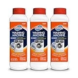 Glisten Washing Machine Cleaner, Helps Remove Odor, Buildup, and Limescale, Fresh Scent, 12 Ounce Bottle, 3-Pack