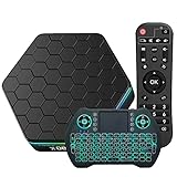 EASYTONE Android TV Box 12.0,2023 Z Plus Android TV Box 4GB 64GB H618 Quad Core Support WIFI6 2.4/5G WiFi BT5.0 Ethernet 100M 6K TV Box with HDR 10+ Smart TV Box Android with Mini Wireless Keyboard