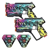 Laser Tag Set of 2, Lazer Tag Game for Kids Indoor & Outdoor Play, Gift Ideas for Kids Teens and Adults, Cool Toys for Teenage Ages 8 9 10 11 12+Year Old Boy & Girls