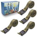 Boaton 4Pcs Tree Stand Stabilizer Straps, Hunting Gifts for Men, Tree Stand Accessories, Hunting Utility Strap for Holding Climbing Tree Stand and Backpack, Hanging Trail Cameras and Holding Gear