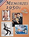 Memories: Memory Lane 1950s For Seniors with Dementia (USA Edition) [In Color, Large Print Picture Book] (Reminiscence Books)