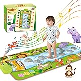 BAIAI Baby Music Mat Toys: Montessori Toy Toddlers Dance Pad for 2-4 Year Old - Sensory Step & Sing Floor Mat for Kids Age 1 2 3 4 5 6 Christmas Birthday Gifts