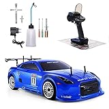 ZRYYWAN 2.4G Nitro RC Cars Truck 1/10 14IN Professional High-Speed Drift Remote Control Car Nitrogen Drive 4WD 80KM/H Metal Chassis Gas RC Cars Adult Children Toy Gift …