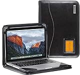 Broonel - Contour Series - Black Heavy Duty Leather Protective Case - Compatible with HP ProBook 450 G9 15.6' FHD Laptop