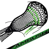 Franklin Sports Boys + Mens Lacrosse Sticks - Attack + Midfield Lax Stick - Lightweight Kids + Adults Aluminum Lacrosse Stick - Ambush - 30'