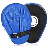 2PCS Boxing Mitts, MMA Punching Focus Mitts, Kickboxing Muay Thai Pads, Training Boxing Target Pads/Gloves, Martial Arts for Youth, Men & Women Gift (PU Leather)