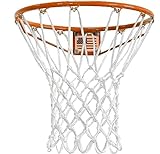 Massiel 2 Pack Basketball Net - All Weather Anti Whip 12 Loop Standard Net Replacement for Indoor & Outdoor Basketball Hoops
