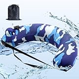 Inflatable Swim Trainer, Bessailer Flotation Swim Belts for Adults and Kids with Fast Press Inflatable Valve, Multipurpose Portable Toddler Floaties with Waterproof Phone Pouch for Pool Travel Beach