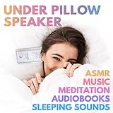 Pillow Speaker – 'Drowsie Flexi' - Grey - Enjoy Going to Sleep & Wake Up Refreshed, Invigorated & Energized - Perfect for Sleeping Sounds, Audiobooks from Apps Like: Calm, Spotify, Audible