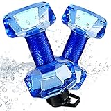 Water Weights for Pool Exercise Set, Aquatic Dumbbells, 2PCS Water Aerobic Exercise PE Dumbbell Pool Resistance, Non-Slip and Easy to Handle, Build Muscle Strength Water Therapy and Weight