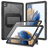 Soke Galaxy Tab A8 Case 10.5 Inch (SM-X200/X205/X207), with Built-in Screen Protector, Rugged Full Body Protective Case for 2022 Samsung Galaxy Tab A8 10.5(Black)