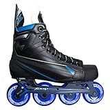 Alkali Revel 6 Senior Adult Inline Roller Hockey Skates (Skate Size 9 (Shoe 10-10.5))
