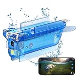 Fishing Camera Wireless,Wireless Underwater Fishing Camera, AdaLov Full HD 1080p Portable Depth Ice Fish Finder with DVR, Pair with Mobile Device Wi-Fi Bluetooth Smart Fishfinder for iOS and Android