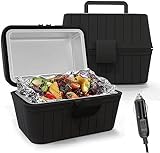 Zone Tech Heating Lunch Box | Premium Quality Electric Food Warmer Lunch Box | 12 Volt Portable Insulated Electric Lunch Box Perfect For Camping, Picnics, On-site Job, Office