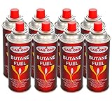 Gas One Gasone Butane - Set of 8 - Fuel Canisters - 8 Cans