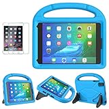 iPad Mini 5/4/3/2/1 Case for Kids, SUPLIK Durable Shockproof Protective Handle Bumper Stand Cover with Screen Protector for Apple 7.9 inch iPad Mini 5th (2019),4th,3rd,2nd,1st Generation, Blue