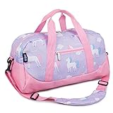 Wildkin Kids Overnighter Duffel Bags for Boys & Girls, Perfect for Sleepovers and Travel Duffel Bag for Kids, Carry-On Size & Ideal for School Practice or Overnight Travel Bag (Unicorn)