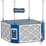 AlorAir 360 degree Intake Air Filtration System - (1350 CFM) with Strong Vortex Fan, Built-in Ionizer, Shop Dust Collector for Woodworking Shop, Garage Works Shop, Purecare 1350IG