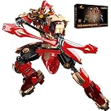 JMBricklayer Mech Robot Building Toys 70129, Cool Warrior Hero Mecha Model Kit, Collectible Action Figures Mech Toy Gifts for Adults Kids Age 8 9 10 11 12 13 14+, Construction Set(756 Pieces)