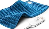 Heating Pad for Back Pain Relief, Electric Heating Pads for Cramps/Abdomen/Waist/Shoulder with 6 Heat Settings and Auto-Off, Moist/Dry Heat pad, Christmas Gifts for Women Men Mom Dad, 12' x 24'