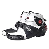 1Storm NEW Men's Motorcycle Racing Boots White US 10.5