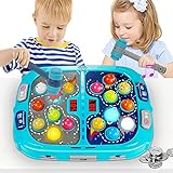 Whack A Mole Game, Toys for 3+ Year Old Boys/Girls, Whack A Mole Game for Toddlers, Pounding Toy for 3 4 5 6 7 8+ Kids, Interactive Educational Toys with Sound and Light, PK Mode with 2 Hammers