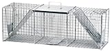 Havahart 1045SR Large 2-Door Humane Catch and Release Live Animal Trap for Armadillos, Beavers, Bobcats, Small Dogs, Cats, Foxes, Groundhogs, Nutria, Opossums, Raccoons, and Similar-Sized Animals