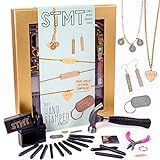 STMT D.I.Y. Hand Stamped , DIY Personalized Stamp Jewelry, Great Teenage Birthday Gift, Unique Handmade Jewelry & Name Plates, Bead Kits for Kids, Teens & Adults Ages 14+