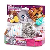 furReal Newborns Kitty Interactive Pet, Small Plush Kitty with Sounds and Movement, Kids Toys for Ages 4 Up by Just Play