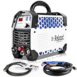 Reboot RBC6000DL Plasma Cutter, 60 Amp Non-Touch Pilot Arc Plasma Cutter Machine, 5/8 inch Clean Cut 3/4 inch Severance Cut, Dual Voltage 110/120V or 220/240V with Consumable Set Digital Display