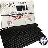 Vibro is Now in Partnership with The Largest Manufacturing Plant in America- Our Black 200 mil (5mm) Sound Dampening Product is The Finest Material - 10 Thick Sheets per Box. Proudly Made in America.