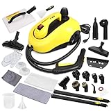 TVD Steam Cleaner, Heavy Duty Canister Steamer with 28 Accessories, Steam Mop with 5M Extra-Long Power Cord for Home Floor Cleaning, Grout, Wallpaper Removal, Upholstery, Car Detailing