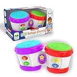 The Learning Journey Early Learning - Little Baby Bongo Drums - Electronic Musical Toddler Toys & Gifts for Boys & Girls Ages 12 Months & Up - Award Winning Musical Learning Toy, Multi