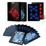 Merytes 2 Deck of Waterproof Poker Cards and Playing Cards with Flexible Plastic PVC and Classic Trick Cards