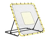 SKLZ Baseball and Softball Rebounder Net for Pitching and Fielding Training, 4 x 4.5 feet,Black/Yellow