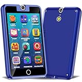 Kids Phone Toys for Boys Girls 3-8 Year Old Pretend Smartphones Learning Toys with Rotating Camera Videos 28 Games 2.8' Touchscreen Music Player Storybook 8G SD Card Toddler Fake Phone (1. Blue)