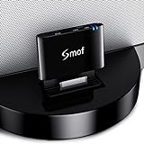 Smof Premium 30 Pin Bluetooth Adapter for Sounddock,Replace iPod/Phone/JBL/Car, Bluetooth Audio Receiver 3.5 mm AUX Output-Female