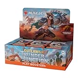 Magic: The Gathering Outlaws of Thunder Junction Play Booster Box - 36 Packs (504 Magic Cards)