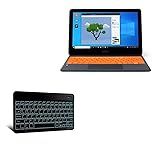 BoxWave Keyboard Compatible with Kano PC Touchscreen Laptop and Tablet 1110-01 (11.6 in) - SlimKeys Bluetooth Keyboard - with Backlight, Portable Keyboard w/Convenient Back Light - Jet Black