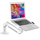 Height Adjustable Single Gas Spring Laptop Arm Mount Support 12-17.3 inch Laptop/Notebook