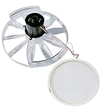 feeoveo Rv Vent Motor Replacement kit Fan Blade Kit Assembly Compatible with Fantastic Fan with Screen