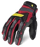 Ironclad Command Impact 360 Cut A6 Work Gloves; Touch Screen Gloves Conductive Palm & Fingers, Impact Protection, Machine Washable, Sized S, M, L, XL, XXL (1 Pair), Red, Small (IEX-MIGR5-02-S)