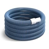 BEWAVE Pool Vacuum Hose, Above/In Ground Manual Heavy Duty Swimming Pool Hose with Swivel Cuff, 1-1/2 In x 18 Ft