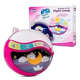 Play Baby Toys Magic Sleep Through The Night Soother Baby Crib Clip In Night Lamp With Multiple Melodies To Put Your Baby To Sleep, In Pink