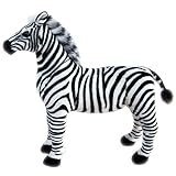 JESONN Stuffed Animals Toys Horse Plush 12 Inch (Zebra)