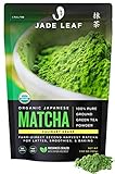Jade Leaf Organic Matcha Green Tea Powder - Authentic Japanese Origin - Premium Second Harvest Culinary Grade (3.53 Ounce)