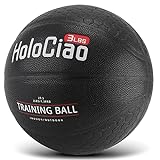Weighted Training Basketball with Honeycomb Vein, Heavy Basketball with 3lbs/1.36kg for Improving Ball Handling Dribbling Passing and Rebounding Skill | Deflated