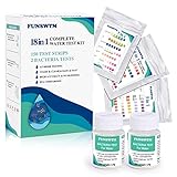 Water Testing Kits for Drinking Water: 18 in 1 Well Water Test Kit - 150 Strips+ 2 Bacteria Tests - Water Tester for Drinking Tap Home Water Quality Test for Lead Hardness Fluoride Baterica,etc