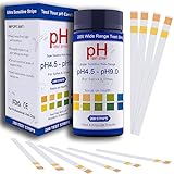 PH Test Strips for Urine & Saliva - 200ct Urine PH Test Strips for Humans, Fast & Accurately Track & Monitor Your pH Level (4.5-9.0ppm) in Seconds, Quick & Easy to Test Alkaline & Acid Levels in Body